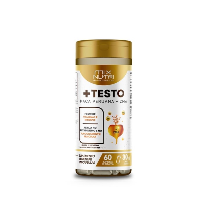 + Testo (60 cápsulas) - Mix Nutri